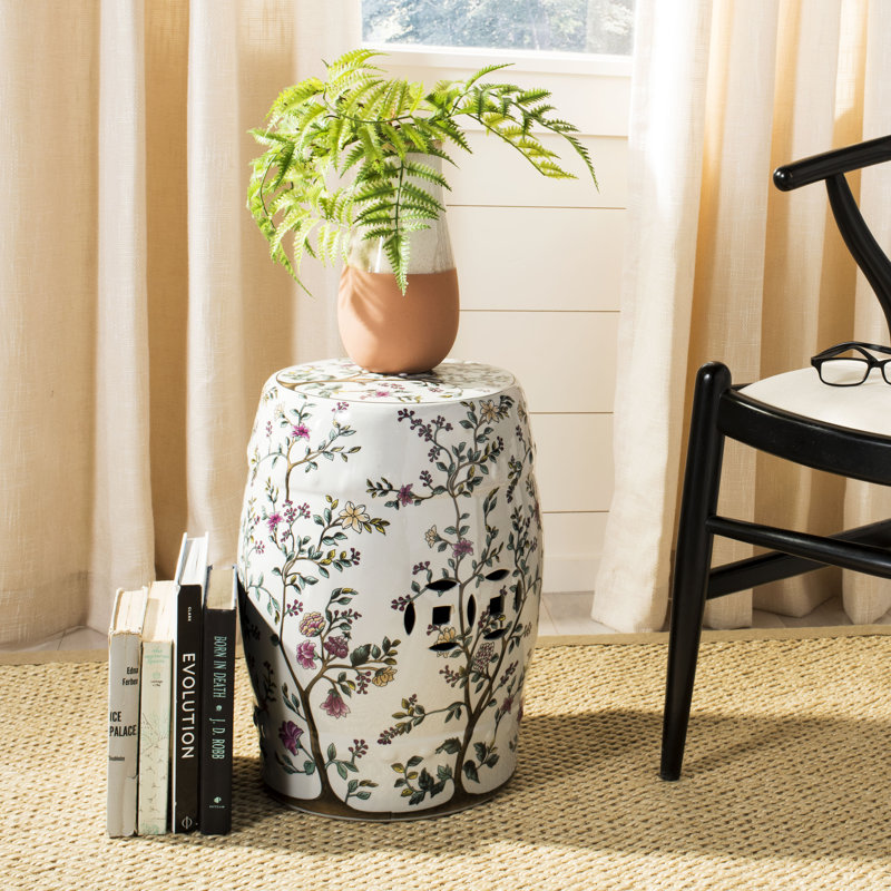 Gode Ceramic Accent Stool
